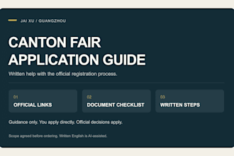 guide your canton fair buyer badge application