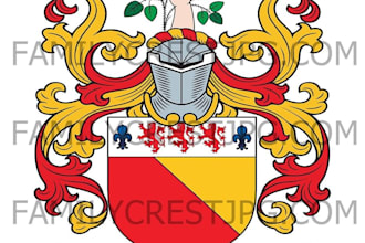 do crest, coat of arm and heraldic vintege logo design