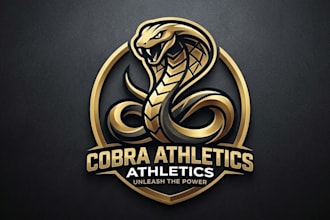 design creative cobra or snake logo for brand