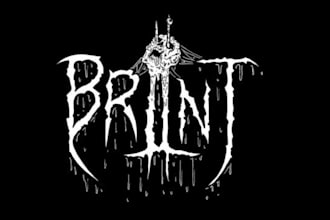 do death metal and slam logo for your project