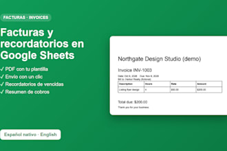 automate your invoices and payment reminders in google sheets in spanish