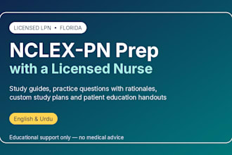 be your lpn tutor for nclex pn prep, nursing study guides and patient education