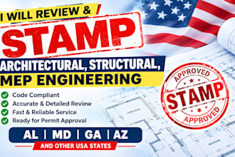 architect review structural engineering mep in alabama maryland georgia arizona