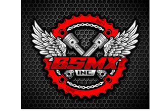 design monogram motorcycle company logo