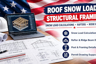 calculate roof snow loads and structural framing for high altitude states