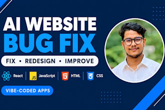 fix bugs or redesign in your ai generated or vibe coded website