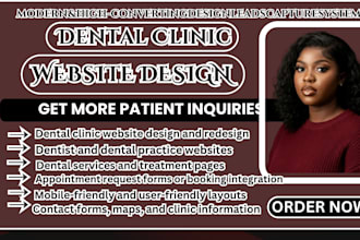 design a professional dental clinic website on wix