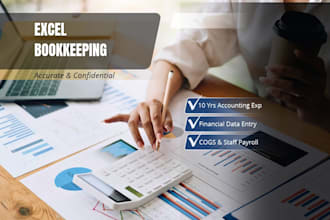 do professional bookkeeping and financial data entry