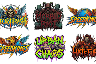 do heavy metal power metal speed metal hard rock lettering