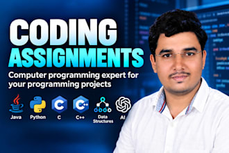 coding assignments, project, app and game development