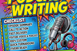 write your podcast content