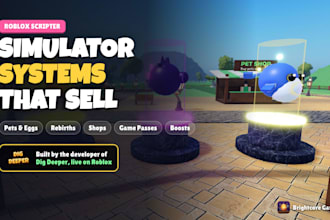 script and build a full roblox game ready for monetization
