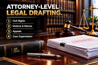 draft appellate briefs and professional civil appeal documents