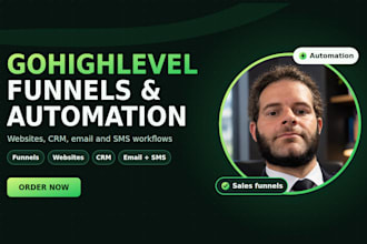 do gohighlevel ghl website design sales funnel, gohighlevel automation expert va