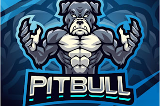design wonderful excellent pitbull logo