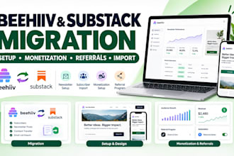 migrate setup beehiiv substack monetization referral program import subscribers