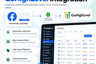 integrate facebook lead ads with gohighlevel CRM