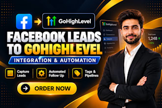 integrate facebook lead ads with gohighlevel CRM