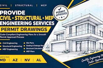maryland arizona nevada alabama civil and structural engineering mep for permit