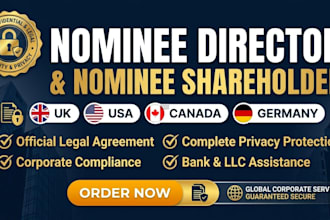 provide USA UK germany canada nominee director and nominee shareholder