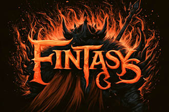 design beasts, monsters, fantasy logo or illustrations