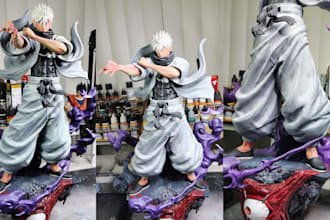 sculpt 3d print and paint custom miniatures anime figures statues and dnd models
