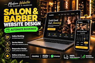 create a booking website for your salon or spa