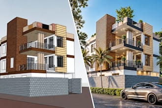 make any 3d model in sketchup and render