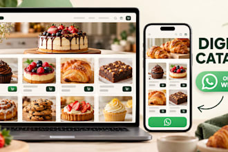 build a digital catalog with a cart and whatsapp ordering