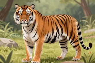 create realistic animal illustration