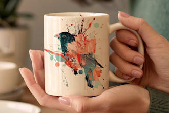 create custom and bulk coffee mug design