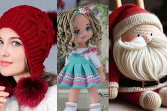 write a detailed amigurumi crochet pattern with picture and video tutorial etsy