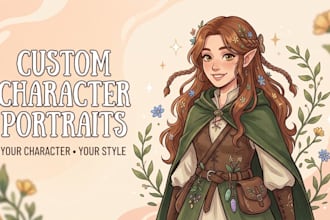 draw a custom portrait in fields of mistria style