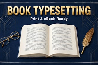 format and typeset your book for print