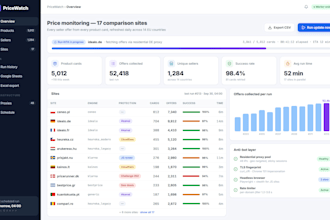 do web scraping and build a price monitoring tool in python