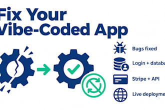 fix base44 app bugs, lovable, emergent, supabase, build errors, vibe coded apps