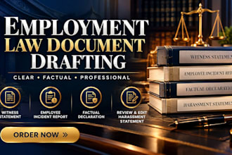 review and edit your workplace harassment incident statements for clarity