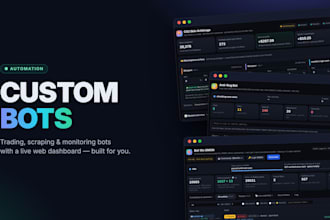 build a custom bots and automation for any task
