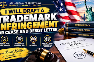 draft a trademark infringement or cease and desist letter