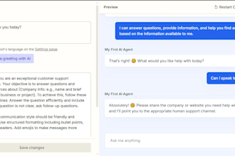 set up a no code ai chatbot for your website