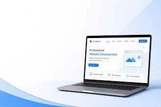 build a professional ai powered website or landing page