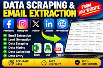 extract emails, web and phone email scraping group