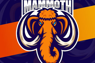 design awesome marvelous mammoth logo