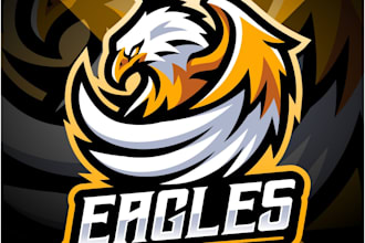 design modern delightful eagle logo
