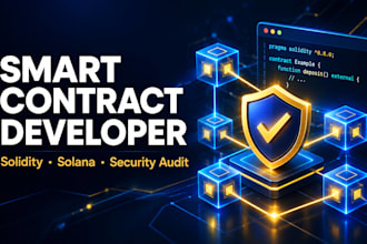develop and audit solidity and solana smart contracts