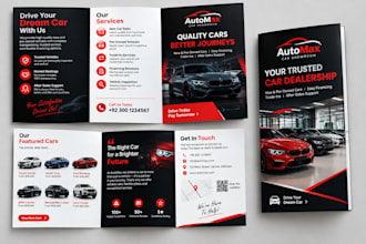 design professional bifold and trifold brochures