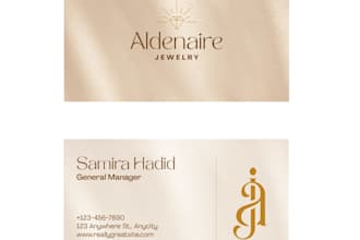 design a professional business card