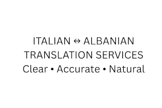 translate italian to albanian and albanian to italian