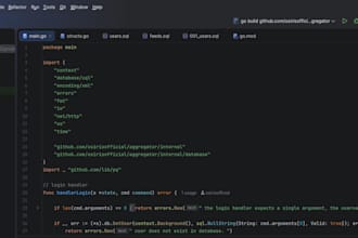 develop go microservices, rest apis, and grpc services
