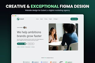 design a beautiful modern website ensuring user experience for your business